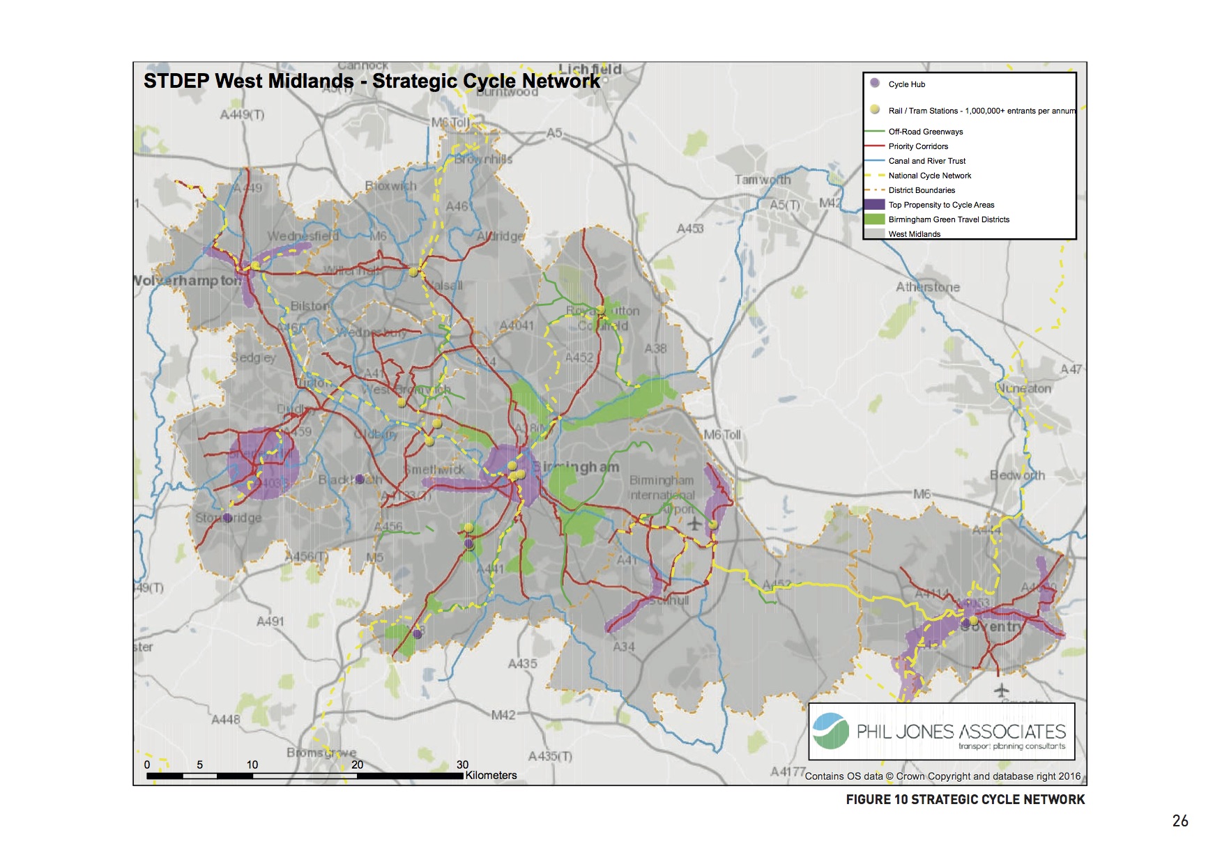 Strategic cycle network Push Bikes
